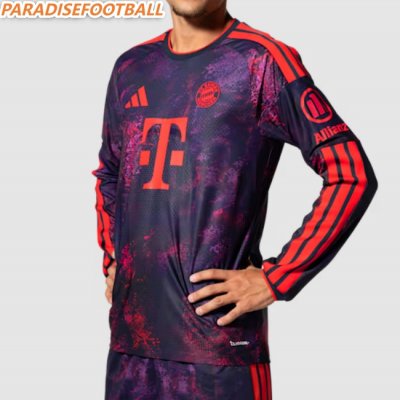2026-27 Bayern Munich Third Champions Long Sleeve Soccer Jersey Shirt