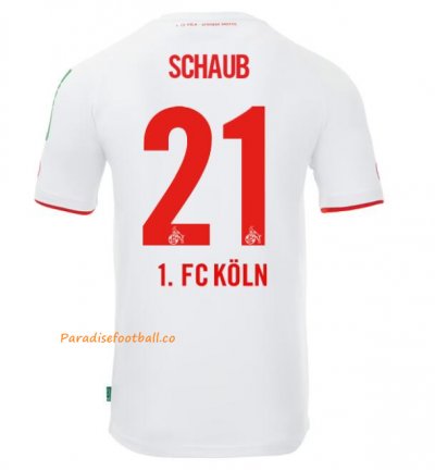 2021-22 1. Fußball-Club Köln Home Soccer Jersey Shirt with Schaub 21 printing