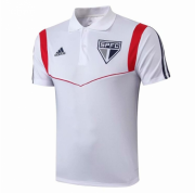 2019-20 Sao Paulo FC White Polo Shirt