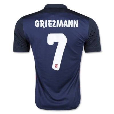 2015-16 Atletico Madrid GRIEZMANN 7 Away Soccer Jersey