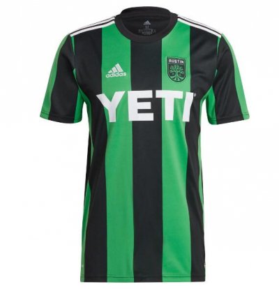 2020-21 FC Austin FC Green Black Soccer Jersey Shirt