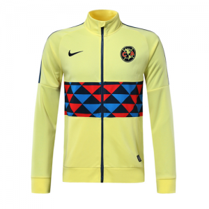 2019-20 Club America Yellow High Neck Collar Training Jacket