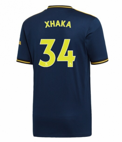 2019-20 Arsenal Third Away Soccer Jersey Shirt Granit Xhaka #34