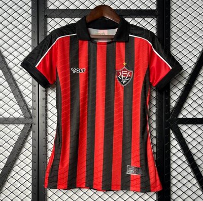 2025-26 Vitória Home Women Soccer Jersey Shirt