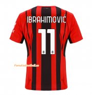 2021-22 AC Milan Home Soccer Jersey Shirt with IBRAHIMOVIĆ 11 printing