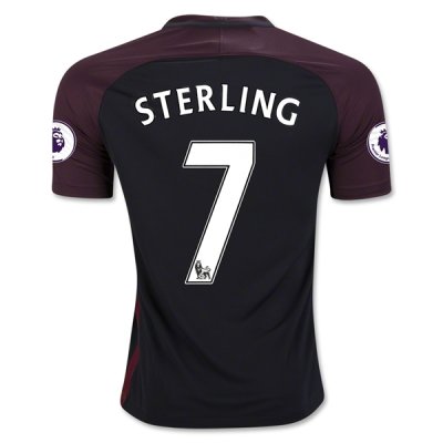 2016-17 Manchester City 7 STERLING Away Soccer Jersey