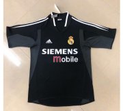 2004-05 Real Madrid Retro Away Black Soccer Jersey Shirt
