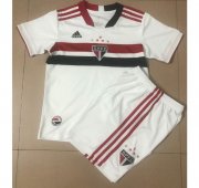 Kids Sao Paulo 2021-22 Home Soccer Kits Shirt With Shorts