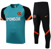 2021-22 Chelsea Green Training Kits Shirt with Pants