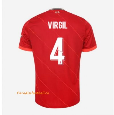 2021-22 Liverpool Cup Home Soccer Jersey Shirt with VIRGIL 4 printing