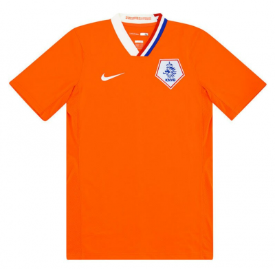 2008 Netherlands Retro Home Soccer Jersey Shirt