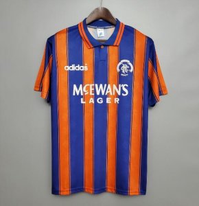 1993-94 Rangers Retro Away Soccer Jersey Shirt
