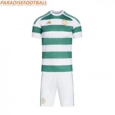 2026-27 Celtic Home Kids Soccer Kits Shirt With Shorts