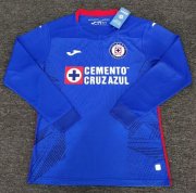 2020-21 CDSC Cruz Azul Long Sleeve Home Soccer Jersey Shirt