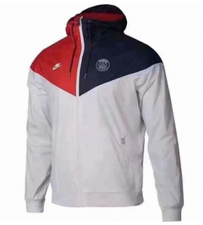 2019-20 PSG White Windbreaker Jacket