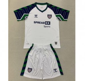 2024-25 Sunderland Kids Away Soccer Kits Shirt With Shorts