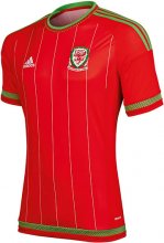 2015-16 Wales Home Soccer Jersey