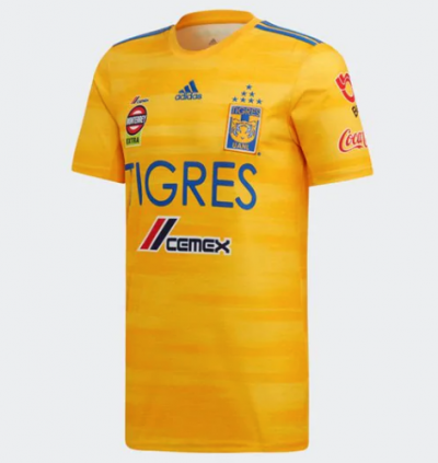 7 Stars 2019-20 Tigres UANL Home Soccer jersey