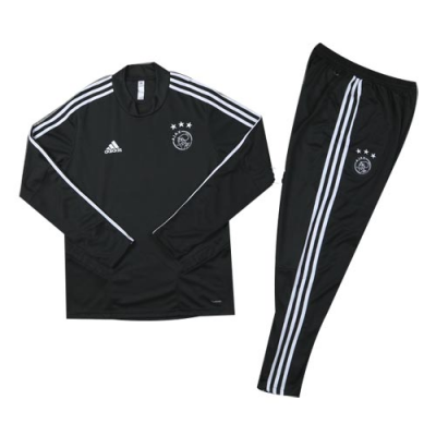 Youth 2019-20 Ajax Black Sweat Shirt Kit(Top+Trouser)