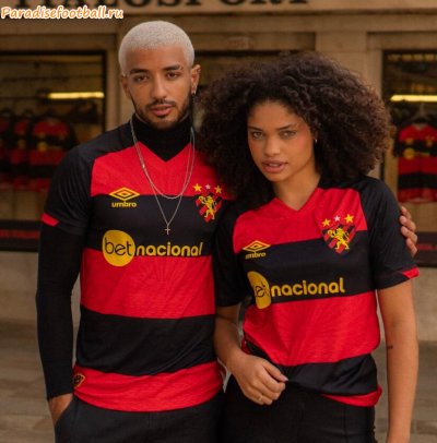 2022-23 Sport Recife Home Soccer Jersey Shirt