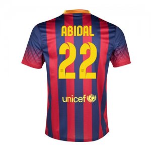 13-14 Barcelona #22 Abidal Home Soccer Jersey Shirt 13-14 Barcelona #22 Abidal Home Soccer Jersey Shirt