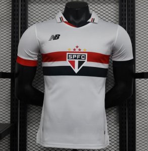 2024-25 Sao Paulo Home Soccer Jersey Shirt Player Version