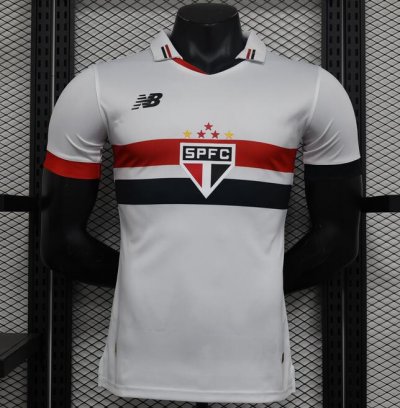 2024-25 Sao Paulo Home Soccer Jersey Shirt Player Version