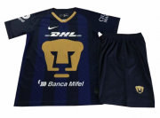 Kids UNAM 2019-20 Away Soccer Shirt With Shorts