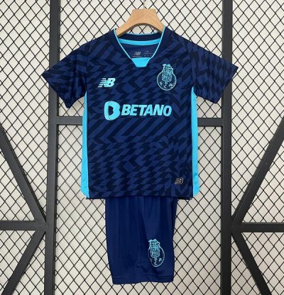 Kids Porto 2024-25 Third Soccer Kits Shirt With Shorts