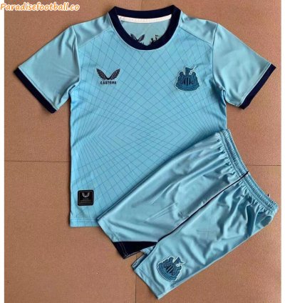 Kids Newcastle United 2021-22 Third Away Soccer Kits Shirt With Shorts