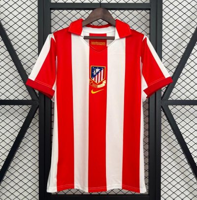 2003-04 Atletico Madrid Retro Home Soccer Jersey Shirt