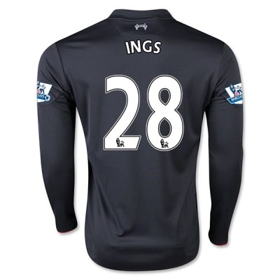 2015-16 Liverpool INGS #28 LS Third Soccer Jersey