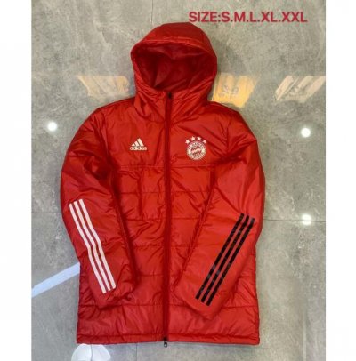 2020-21 Bayern Munich Red Cotton Warn Coat