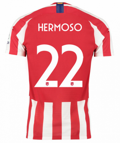 2019-20 Atletico Madrid Home Soccer Jersey Shirt Hermoso 22