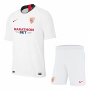 2019-20 Sevilla Home Soccer Jersey Kits (Shirt+Shorts)
