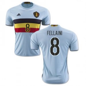 2016 Belgium Fellaini 8 Away Soccer Jersey