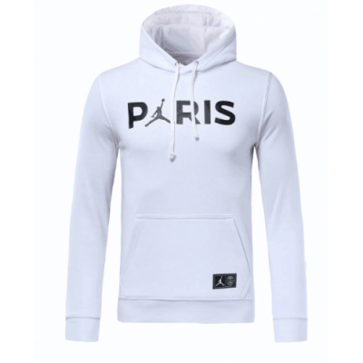 18-19 PSG JORDAN 3rd Away White Hoody Sweater