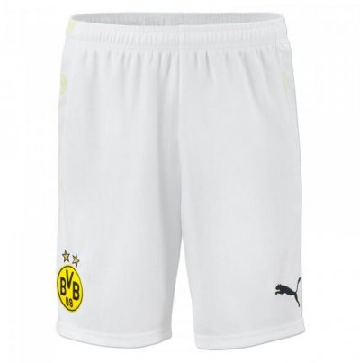 2020-21 Borussia Dortmund White Soccer Shorts