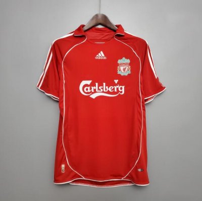 2006-08 Liverpool Retro Home Soccer Jersey Shirt