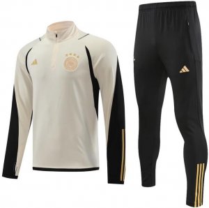 2022 FIFA World Cup Germany Beige Training Sweatshirt Kits with Pants