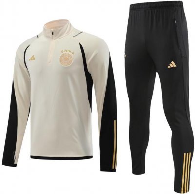 2022 FIFA World Cup Germany Beige Training Sweatshirt Kits with Pants