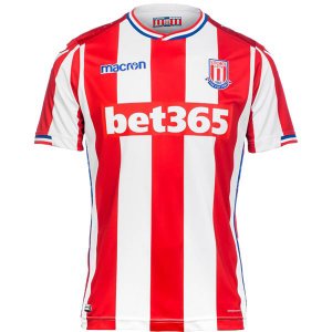 2017-18 Stoke City Home Soccer Jersey Shirt