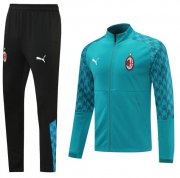 2020-21 AC Milan Blue Training Suit Jacket With Pants