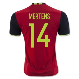 2016 Belgium MERTENS #14 Home Soccer Jersey
