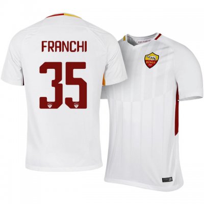 2017-18 Roma Filippo Franchi #35 Away Soccer Jersey