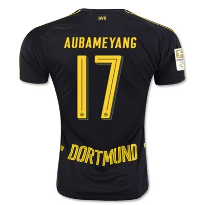 2016-17 Borrussia Dortmund AUBAMEYANG 17 Away Soccer Jersey