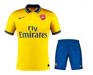 13-14 Arsenal Away Yellow Jersey Kit(Shirt+Shorts) 13-14 Arsenal Away Yellow Jersey Kit(Shirt+Shorts)