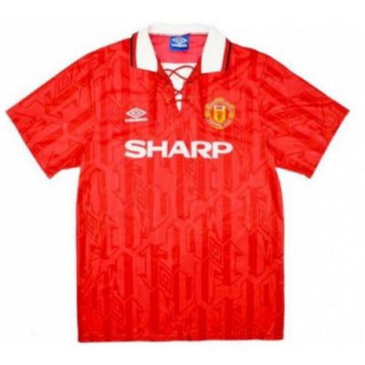 92-94 Manchester United Home Retro Soccer Jersey Shirt