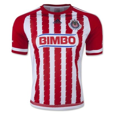 2015-16 Chivas Guadalajara Home Soccer Jersey