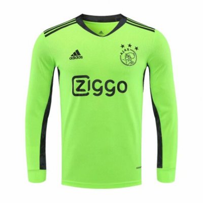 2020-21 Ajax Goalkeeper Green Long Sleeve Soccer Jersey Shirt